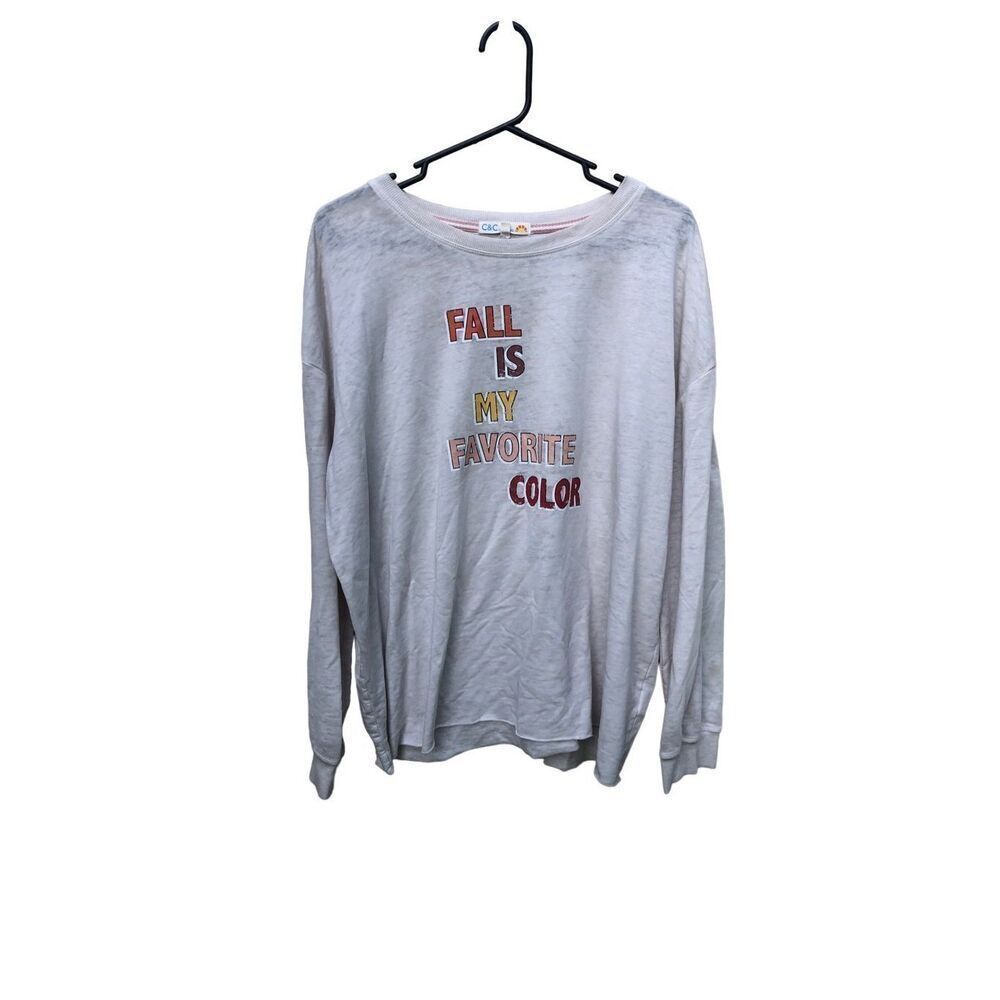 C &C California "Burn Out" Sweatshirt Size Extra Large XL